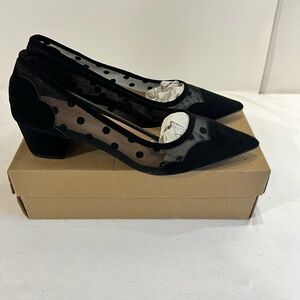 Black Heels with Classic Design